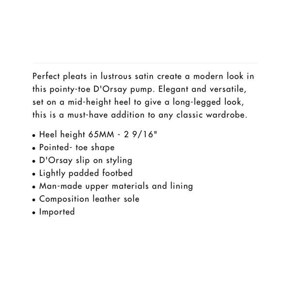 Nina Blakely Satin Pumps - Picture 7 of 8